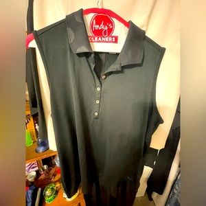 Nike pro golf sleeveless dri fit top